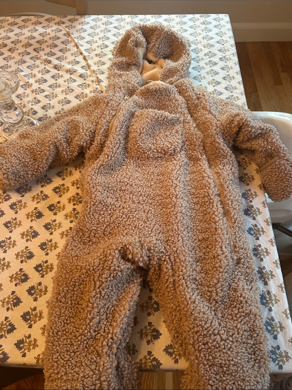 7am Unisex teddy bear jumpsuit 12-24M